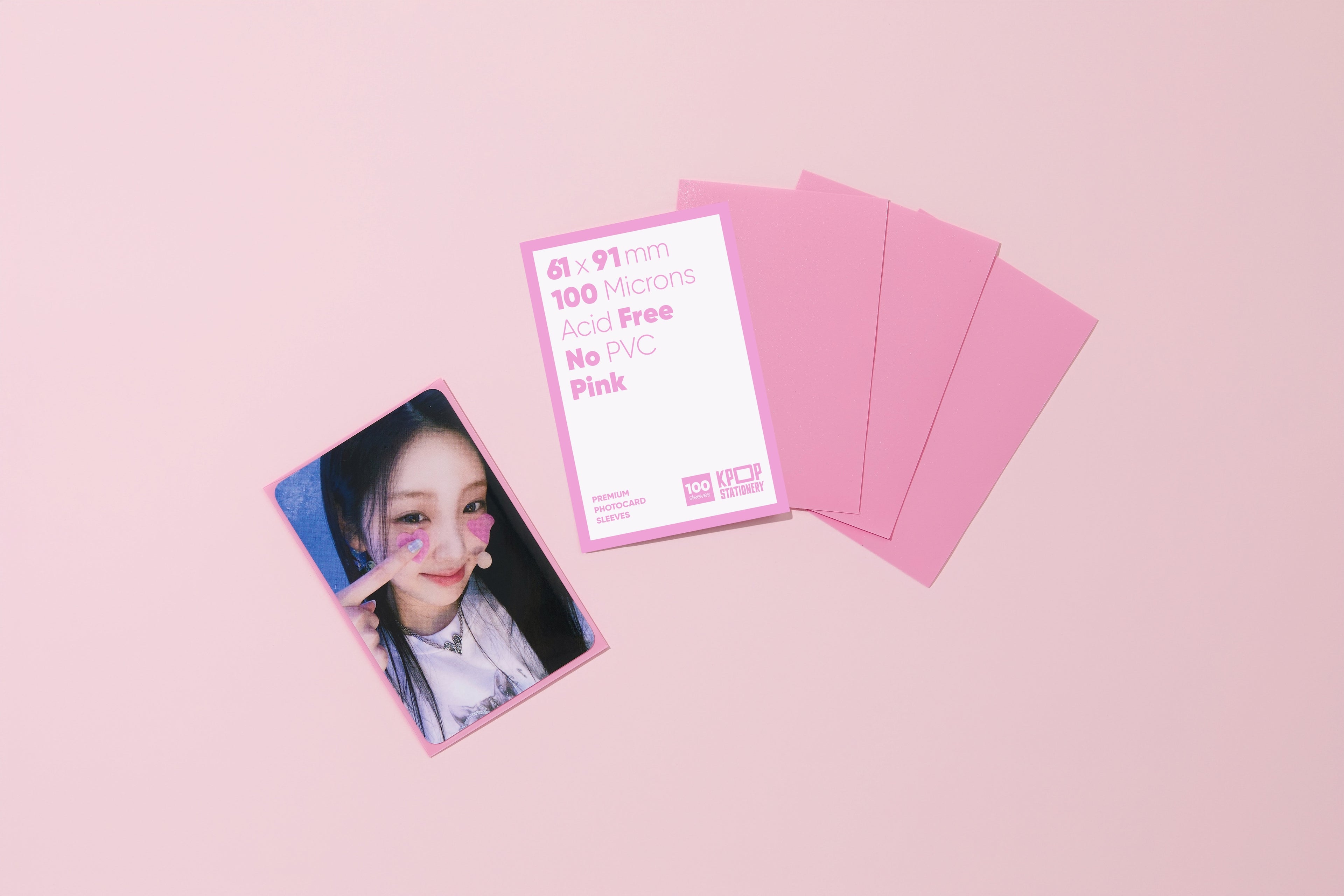 Premium Colored Photocard Sleeves, 61 x 91mm