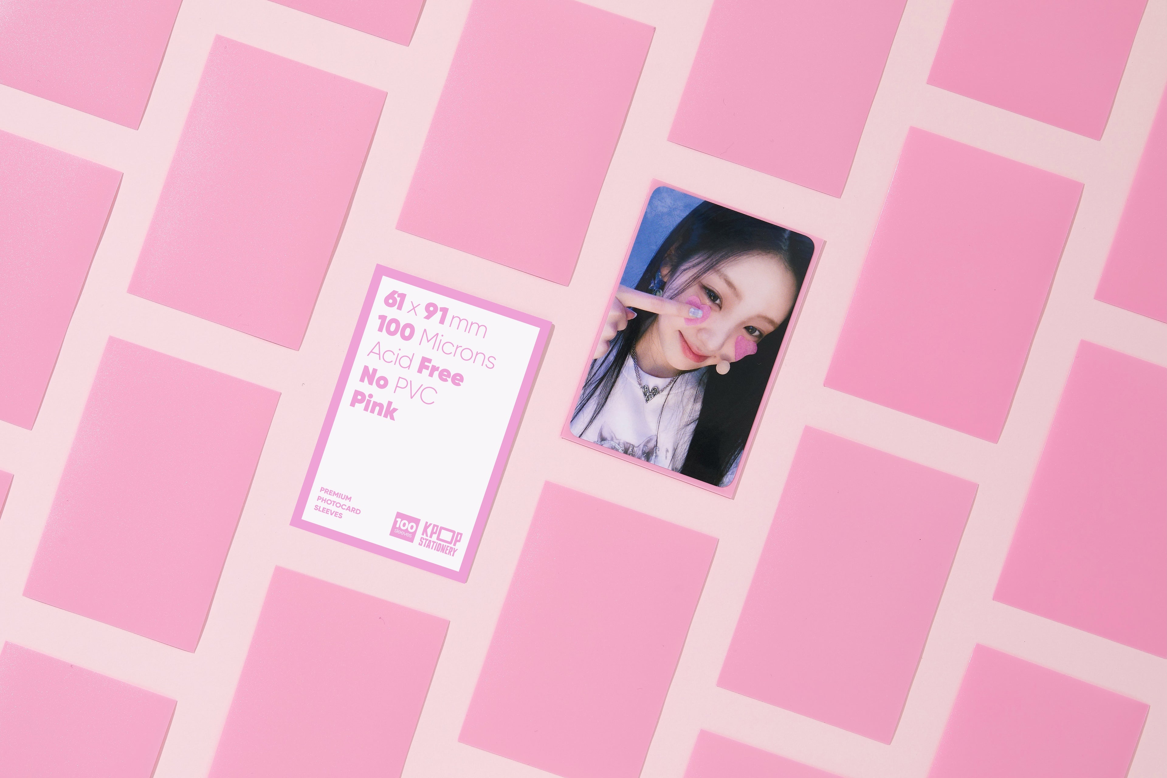 Premium Colored Photocard Sleeves, 61 x 91mm