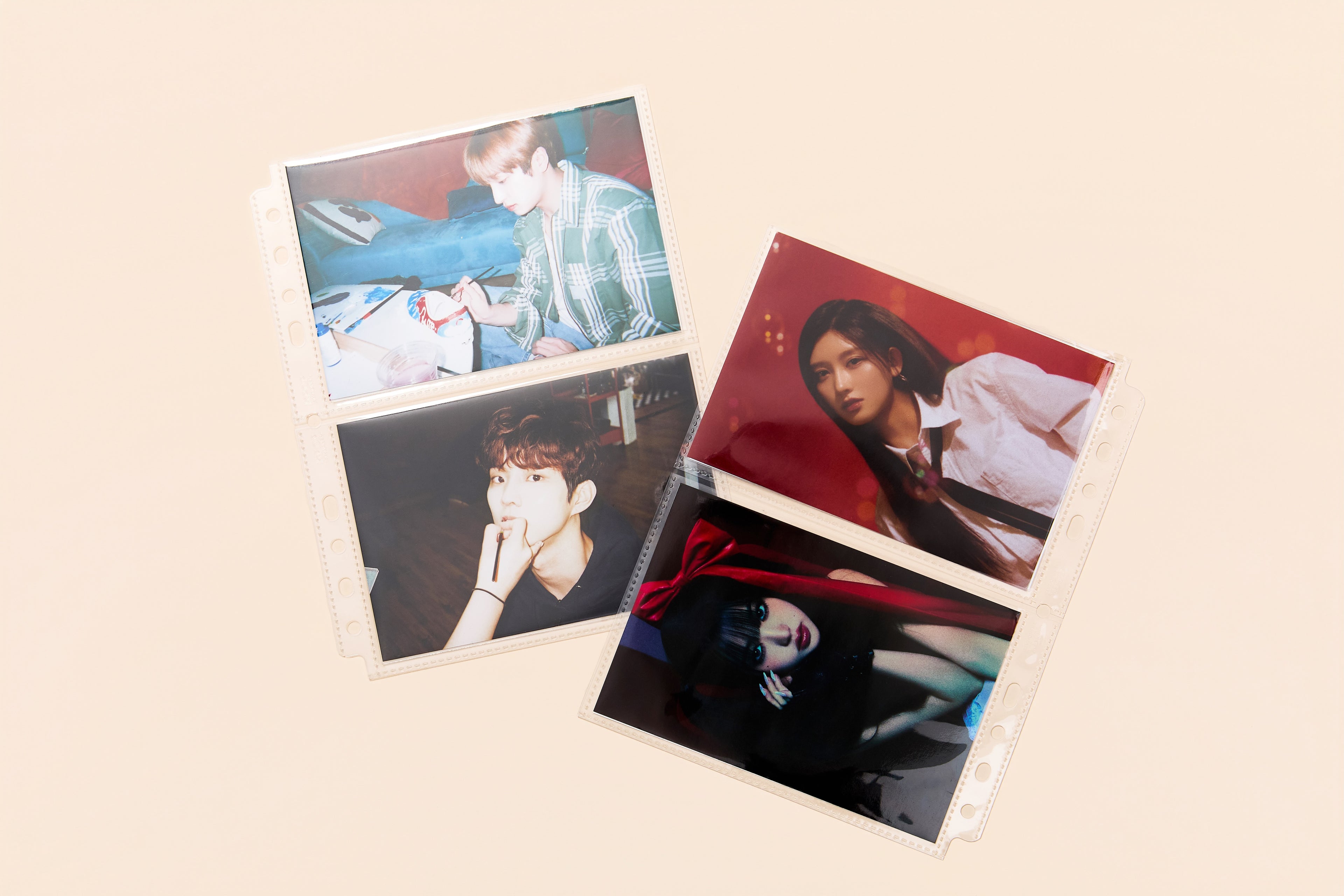 Custom Postcard 2 Pockets A5 Binder Sleeves, Double Sided