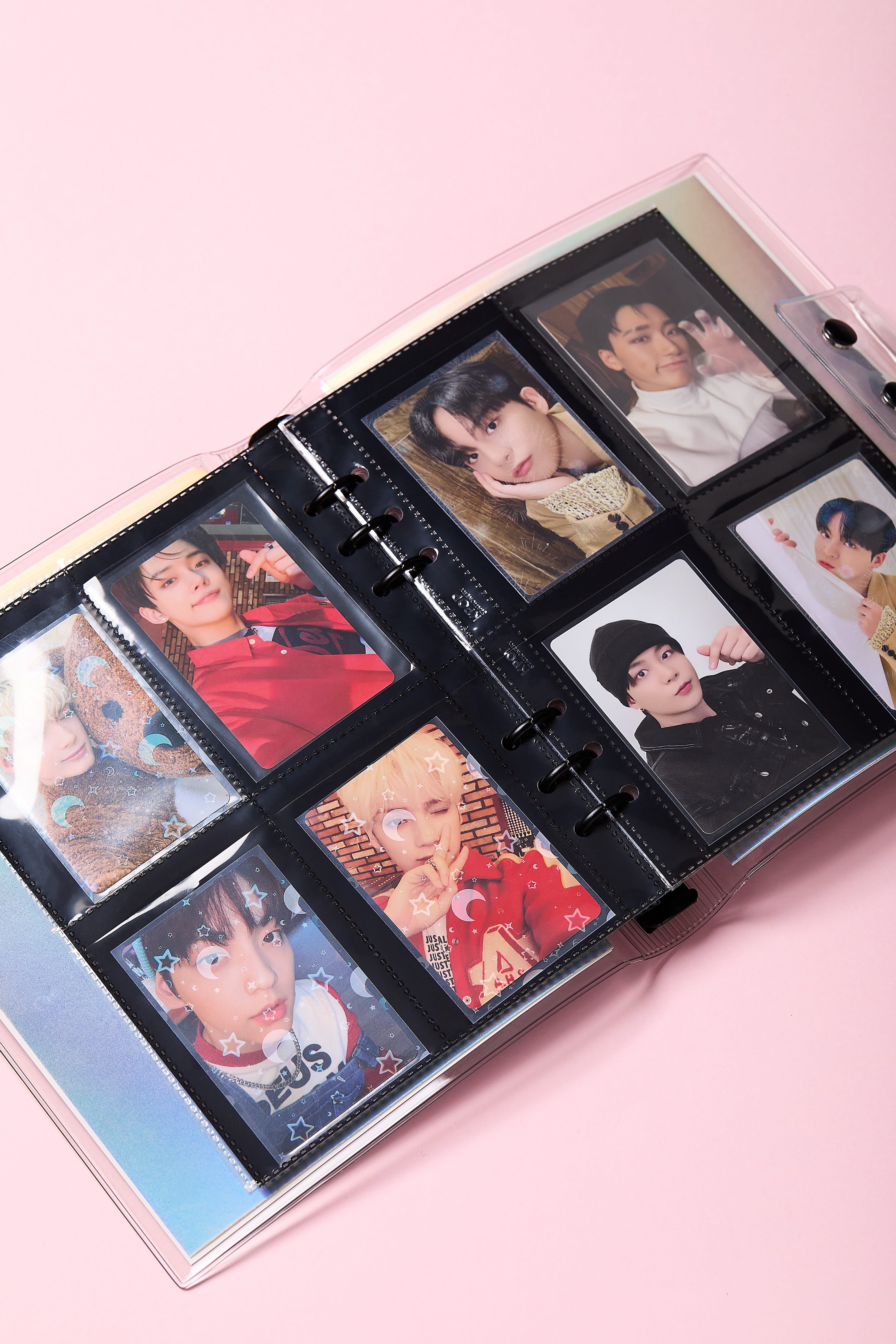 A5 Blackout colored binder pages with moment binder