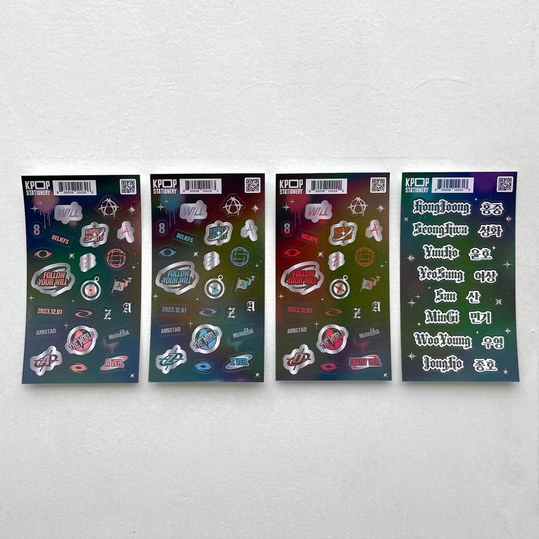 ATEEZ [THE WORLD] Deco Stickers - Ver. Diary