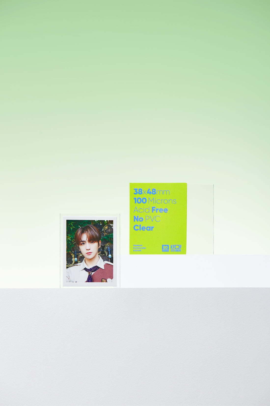 kpop clear photocard sleeves for 38 x 48