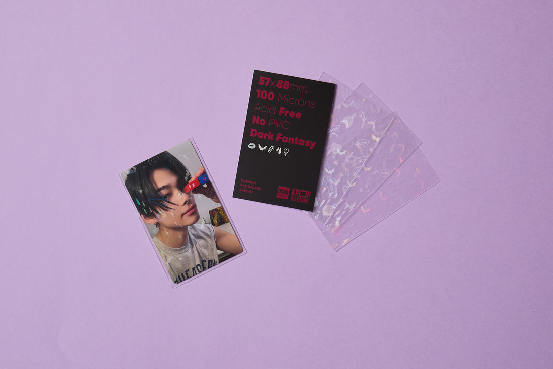 holographic (halloween theme) dark fantasy sleeves