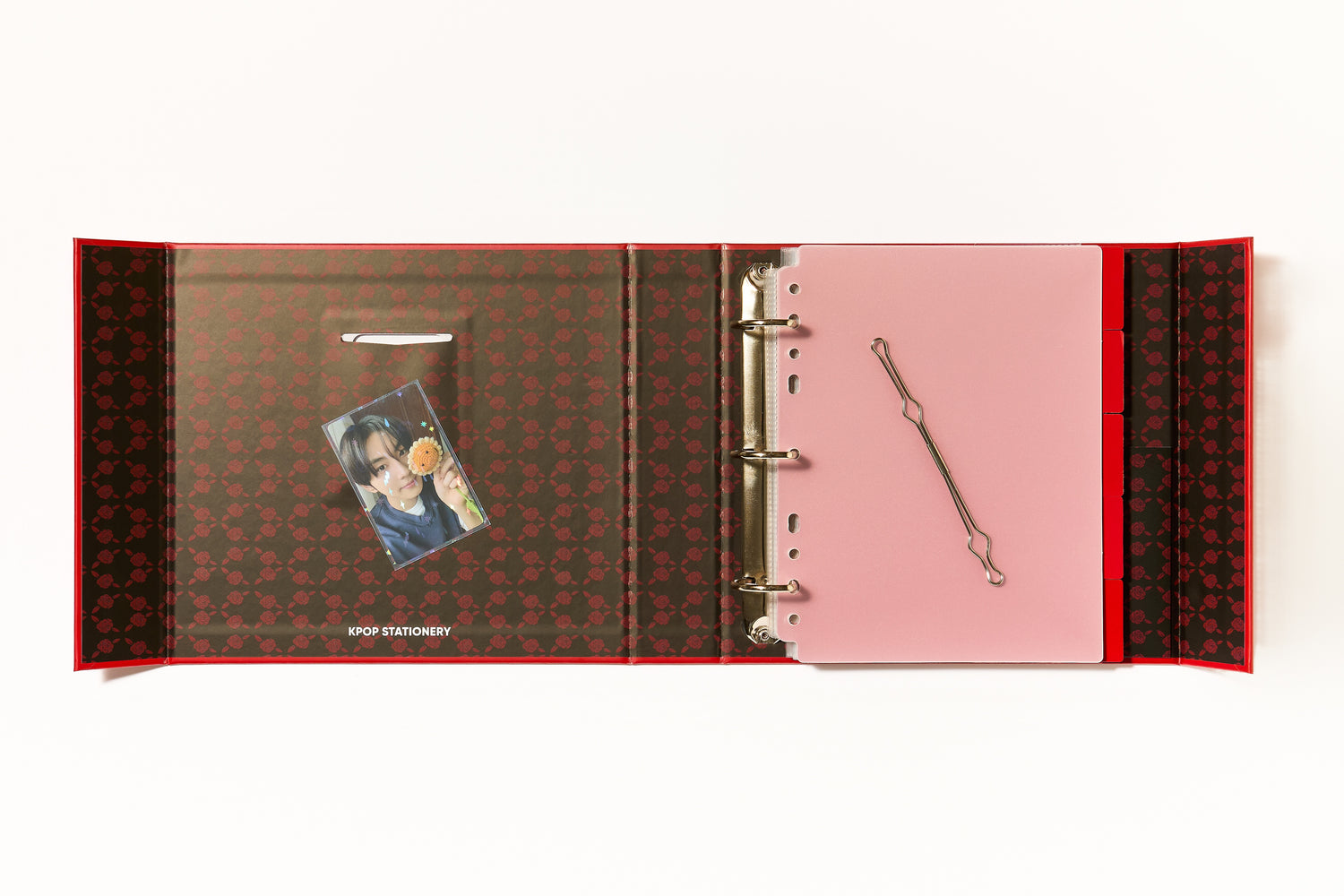 A5 Binder - Red Rose