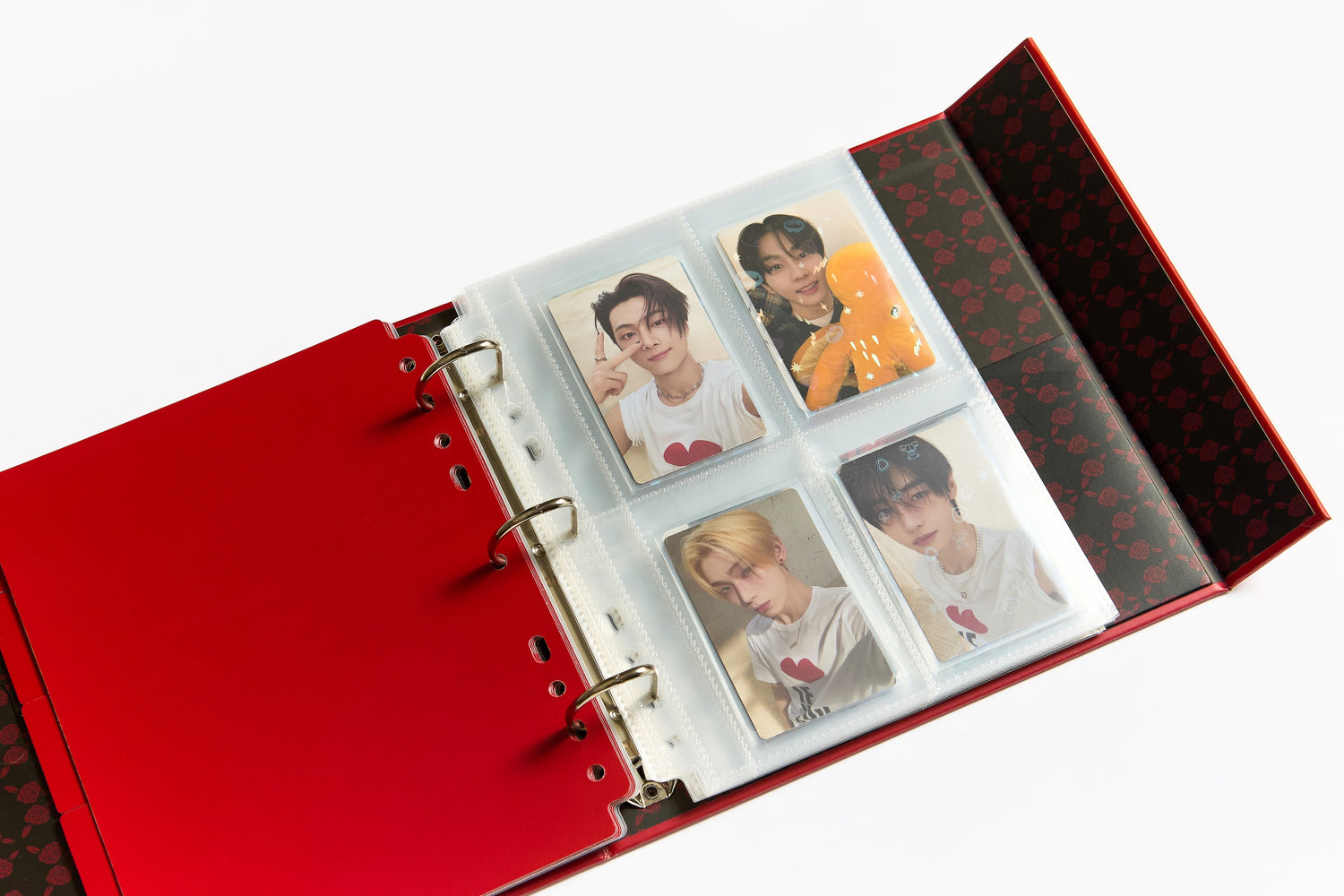 red card binder Ultra Pro Premium 4 Pocket Pokemon Pokemon Binder with 20 Side-Loading Pages & Holds up to 160 Cards Acid-Free & Non-PVC Snap Closure, Black Backing & The robust D Topps Red Official Collectors Binder