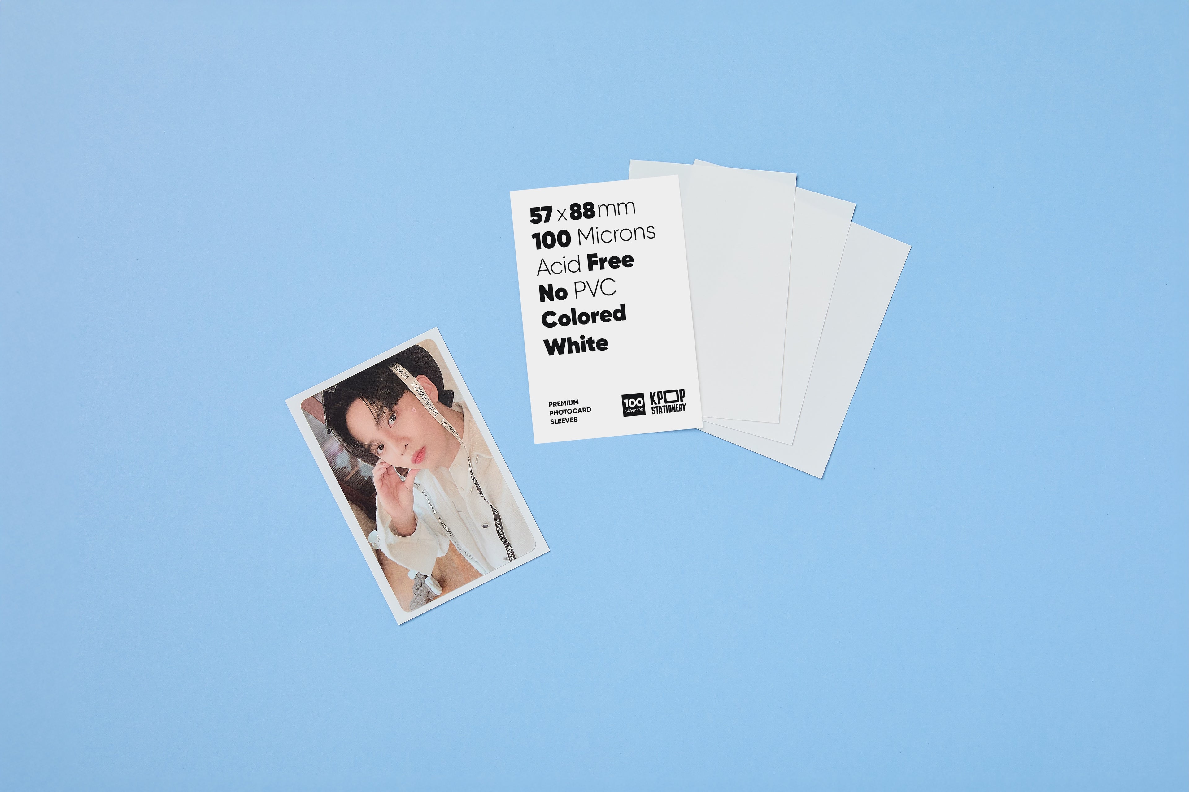 Premium Colored Photocard Sleeves, 57 x 88mm