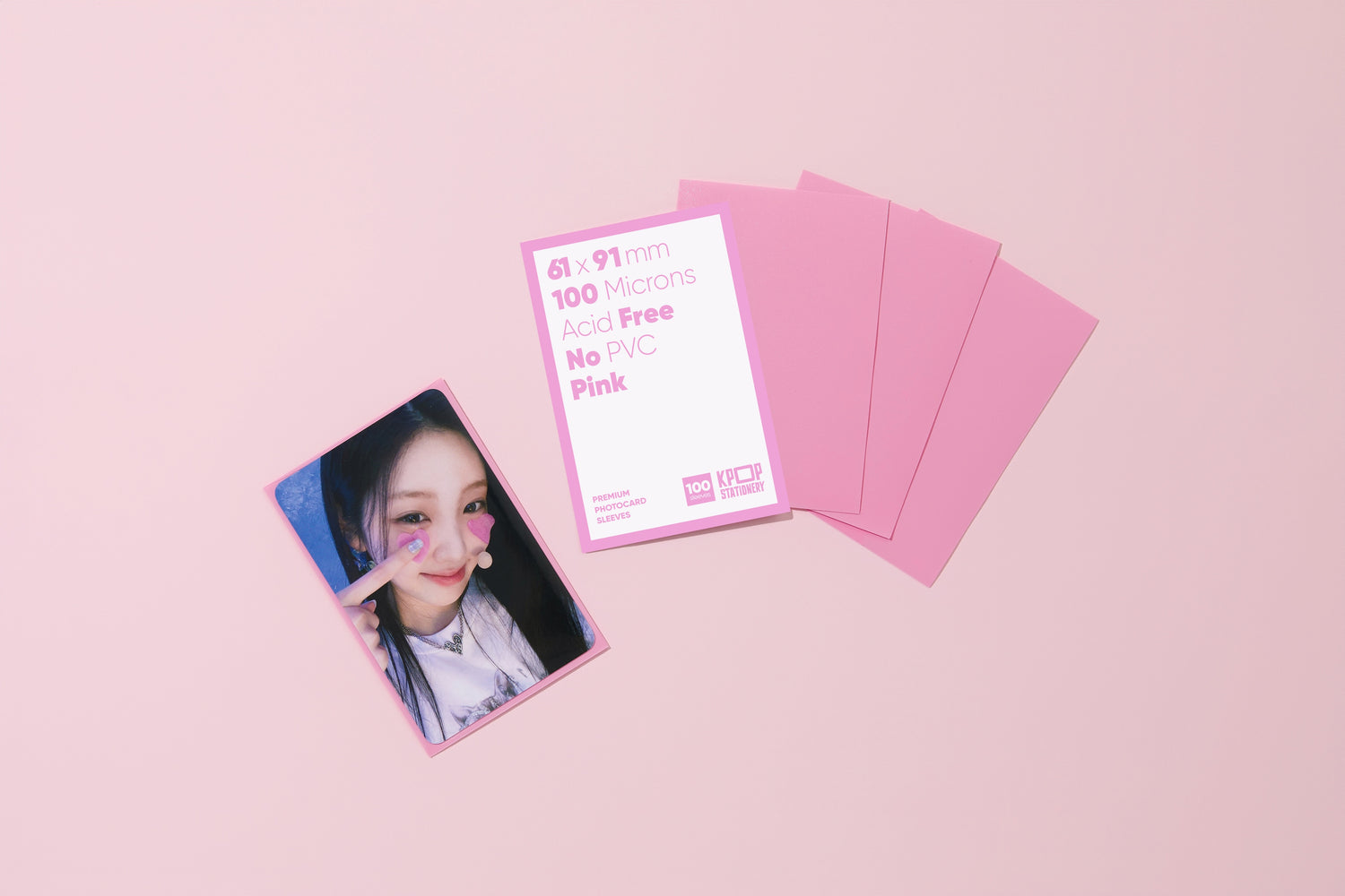 Premium Colored Photocard Sleeves For Kpop Photocards Sky blue Premium Colored Photocard Sleeves For Kpop Photocards Sky blue