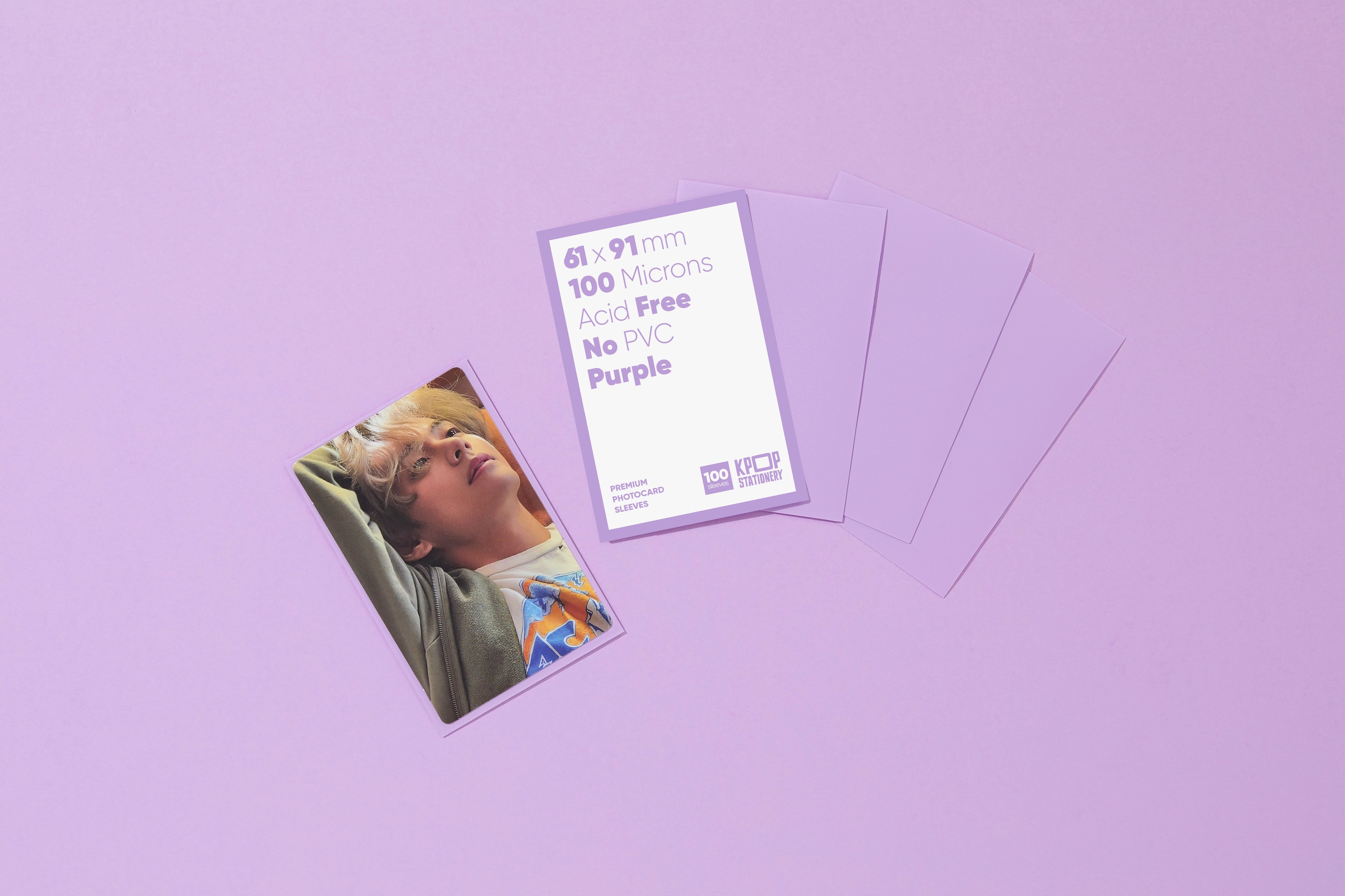 Premium Colored Photocard Sleeves, 61 x 91mm