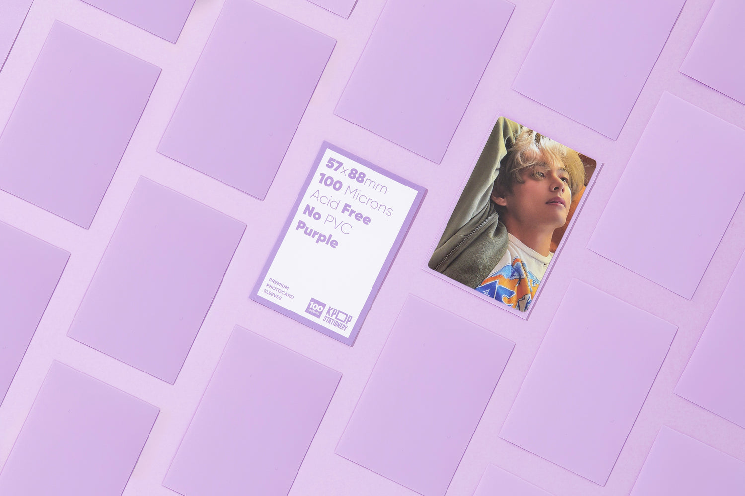 Premium Colored Photocard Sleeves, 57 x 88mm