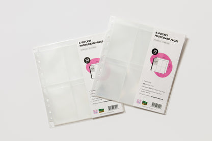 Custom 6 Pockets A5 Binder Sleeves, Double Sided