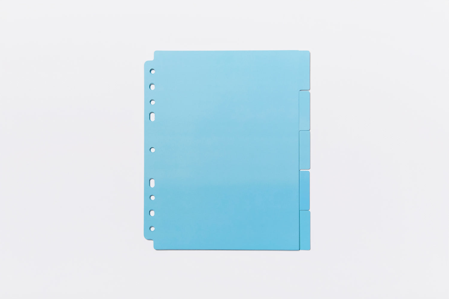 Custom A5 Binder Dividers - Sky Blue