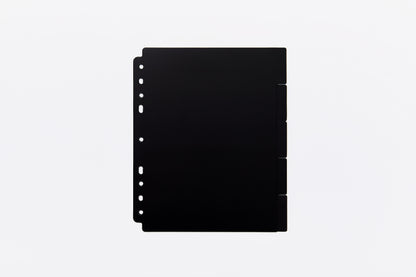 Custom A5 Binder Dividers - Black
