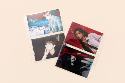 Custom Postcard 2 Pockets A5 Binder Sleeves, Double Sided