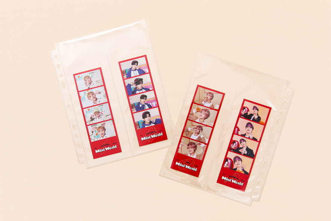 Custom Vertical 2 Pockets A5 Binder Sleeves, Double Sided