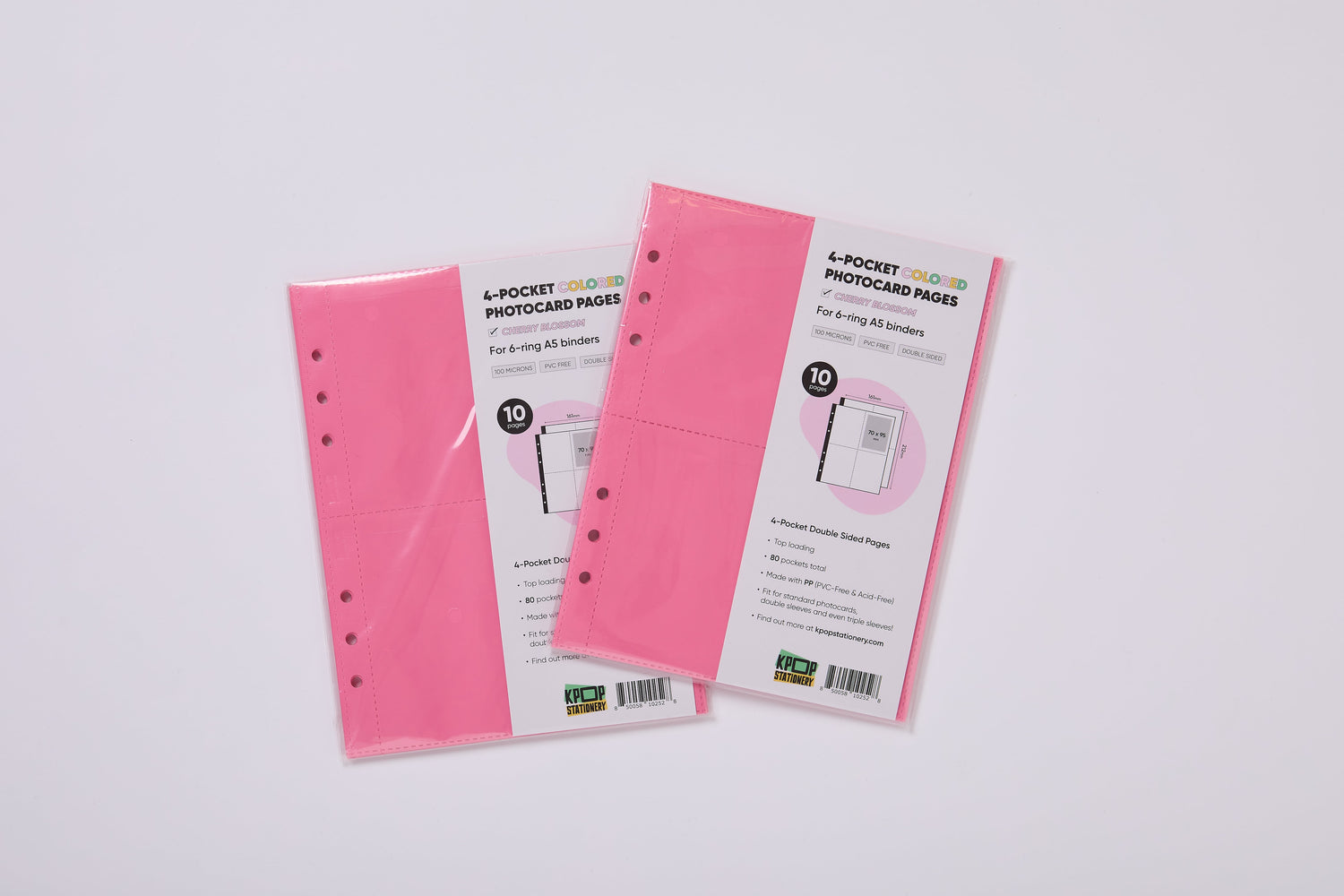 Cherry Blossom A5 Binder Sleeves, Double Sided