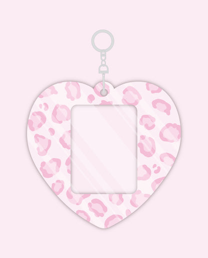 Ducky world - Leopard Heart Photocard Holder Random Box