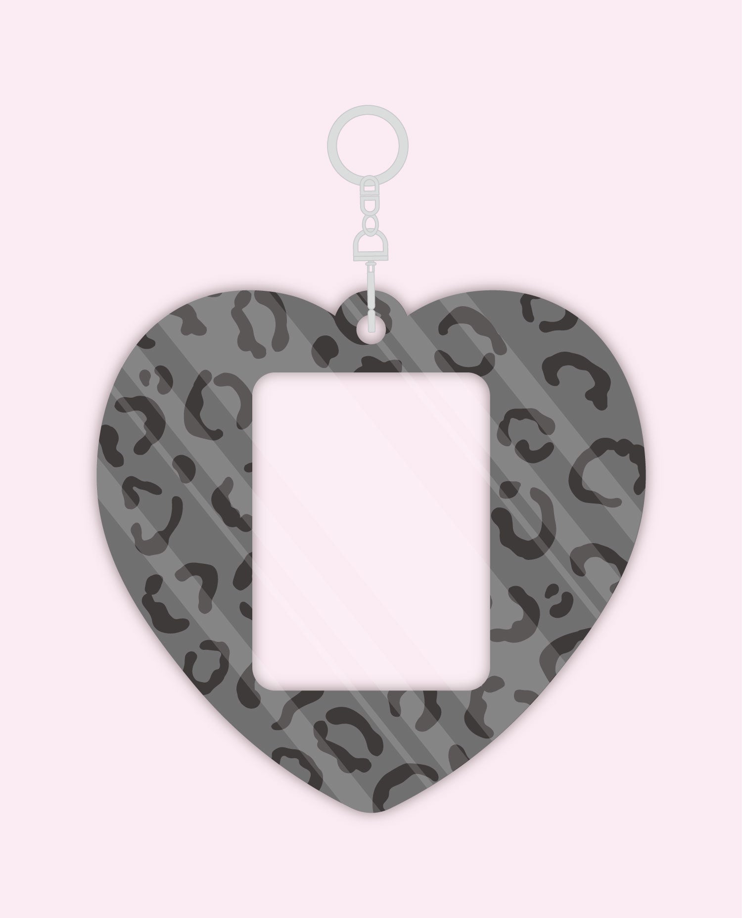Ducky world - Leopard Heart Photocard Holder Random Box