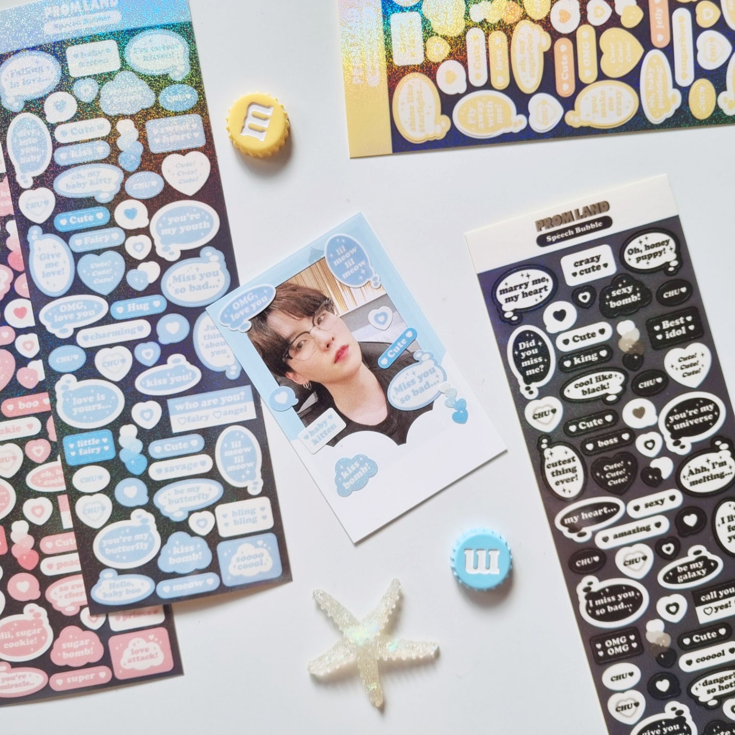 promland kpop deco stickers