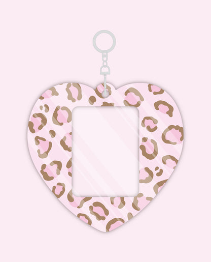 Ducky world - Leopard Heart Photocard Holder Random Box