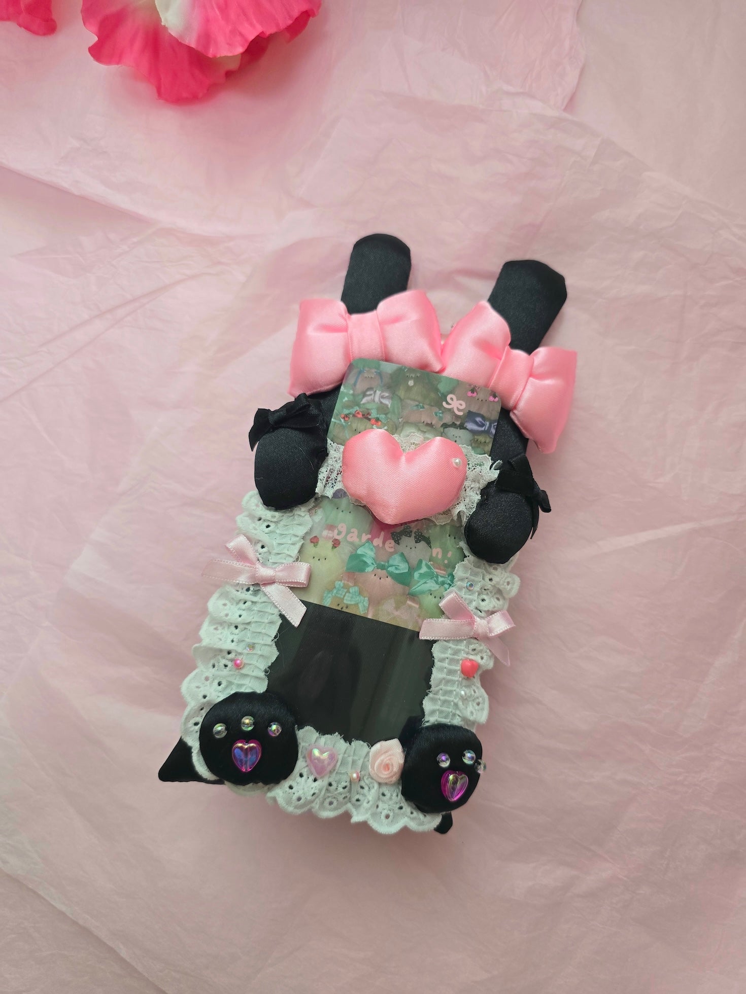 Moon aaaa garden - Black Bunny Photocard Holder