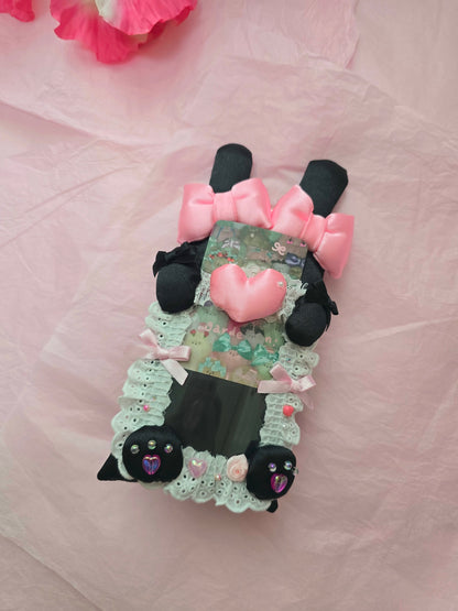 Moon aaaa garden - Black Bunny Photocard Holder