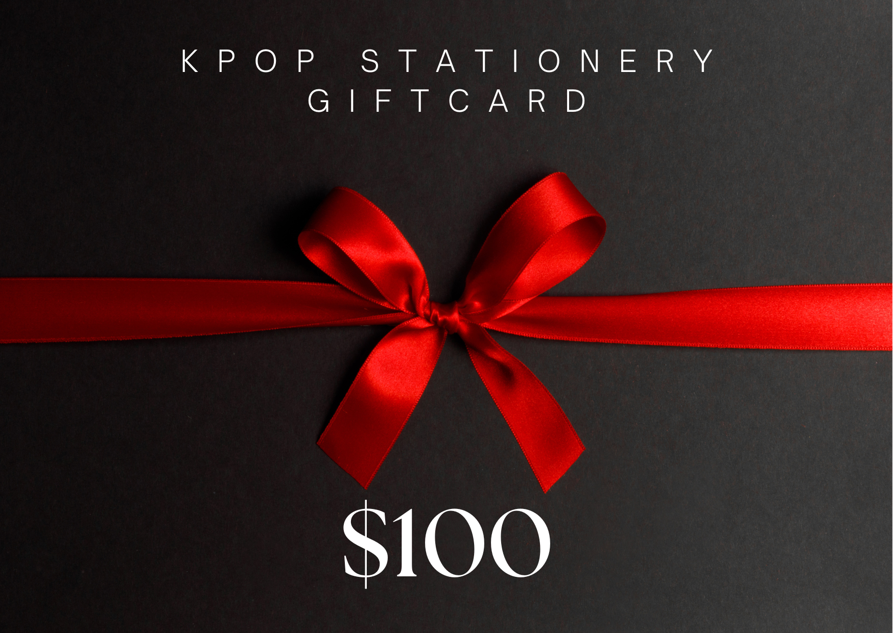 Kpop Stationery Gift Card