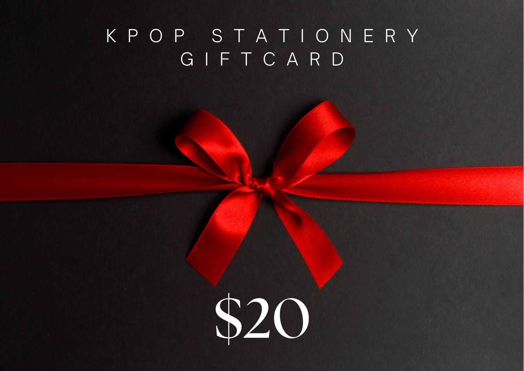 Kpop Stationery Gift Card