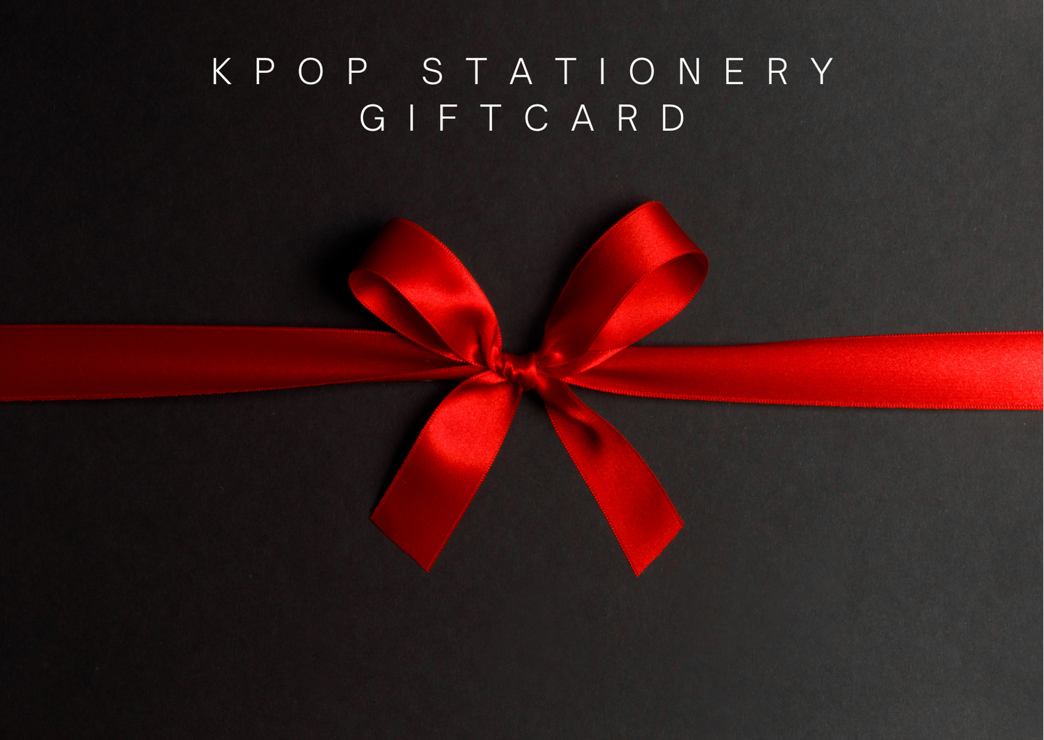 Kpop Stationery Gift Card