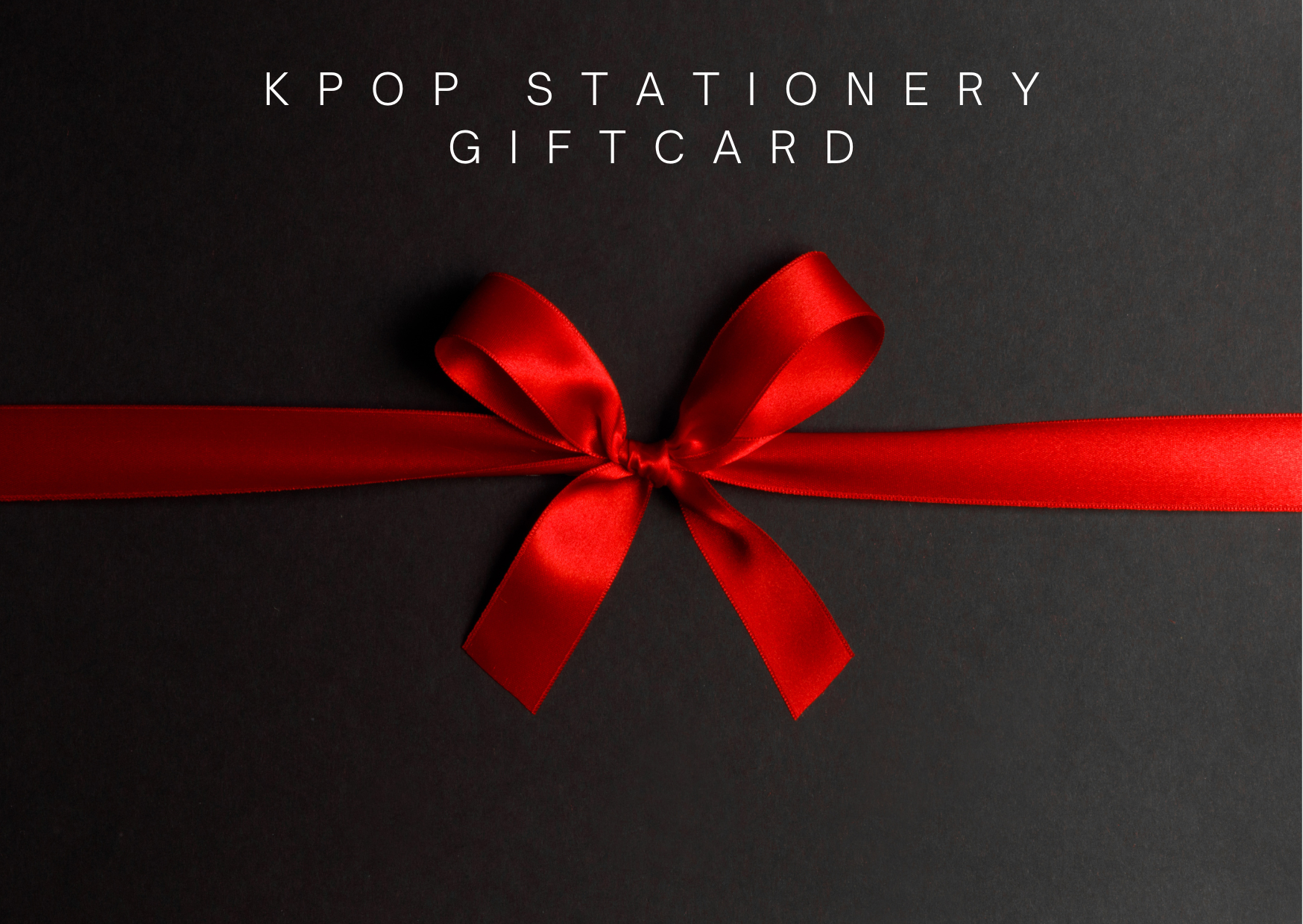 Kpop Stationery Gift Card