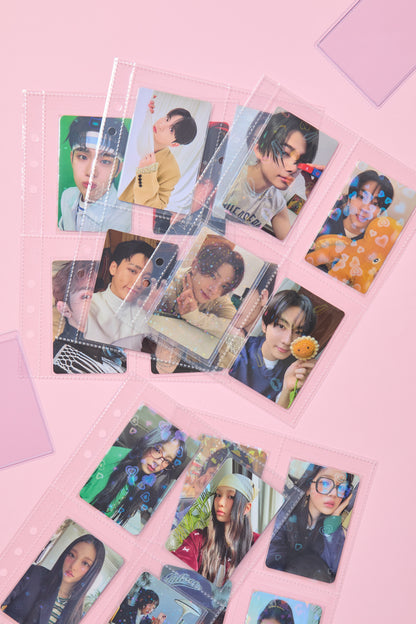 double sided a5 binder page from kpop stationery