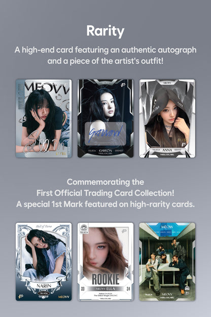 TELECA MEOVV Collection Card - rarity and 1st Mark cards