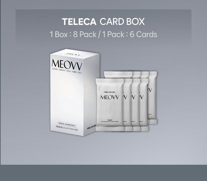 TELECA Card Box - 1 box 8 packs, 1 pack 6 cards