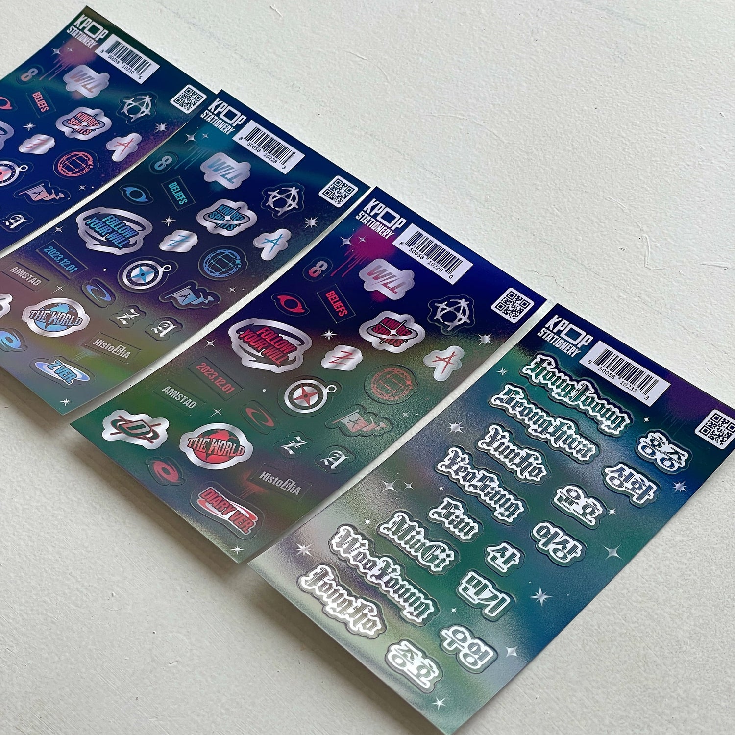ATEEZ [THE WORLD] Deco Stickers - Ver. Name