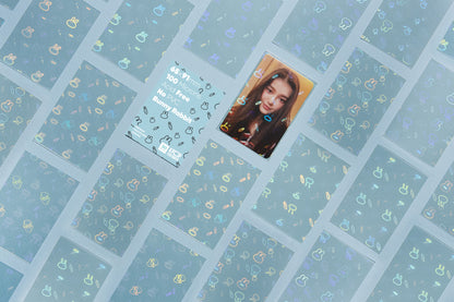 Holographic Bunny Sleeves, 65 x 91mm