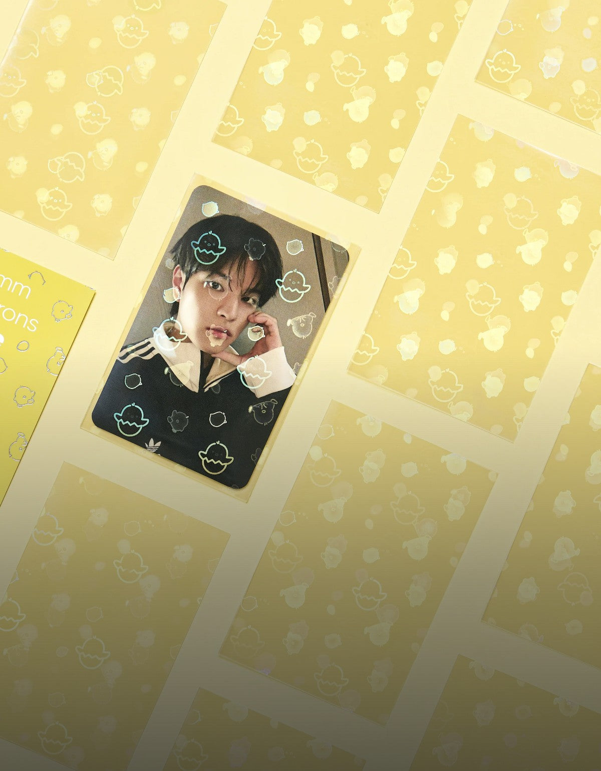 Holographic Chick Sleeves 58x89 banner
