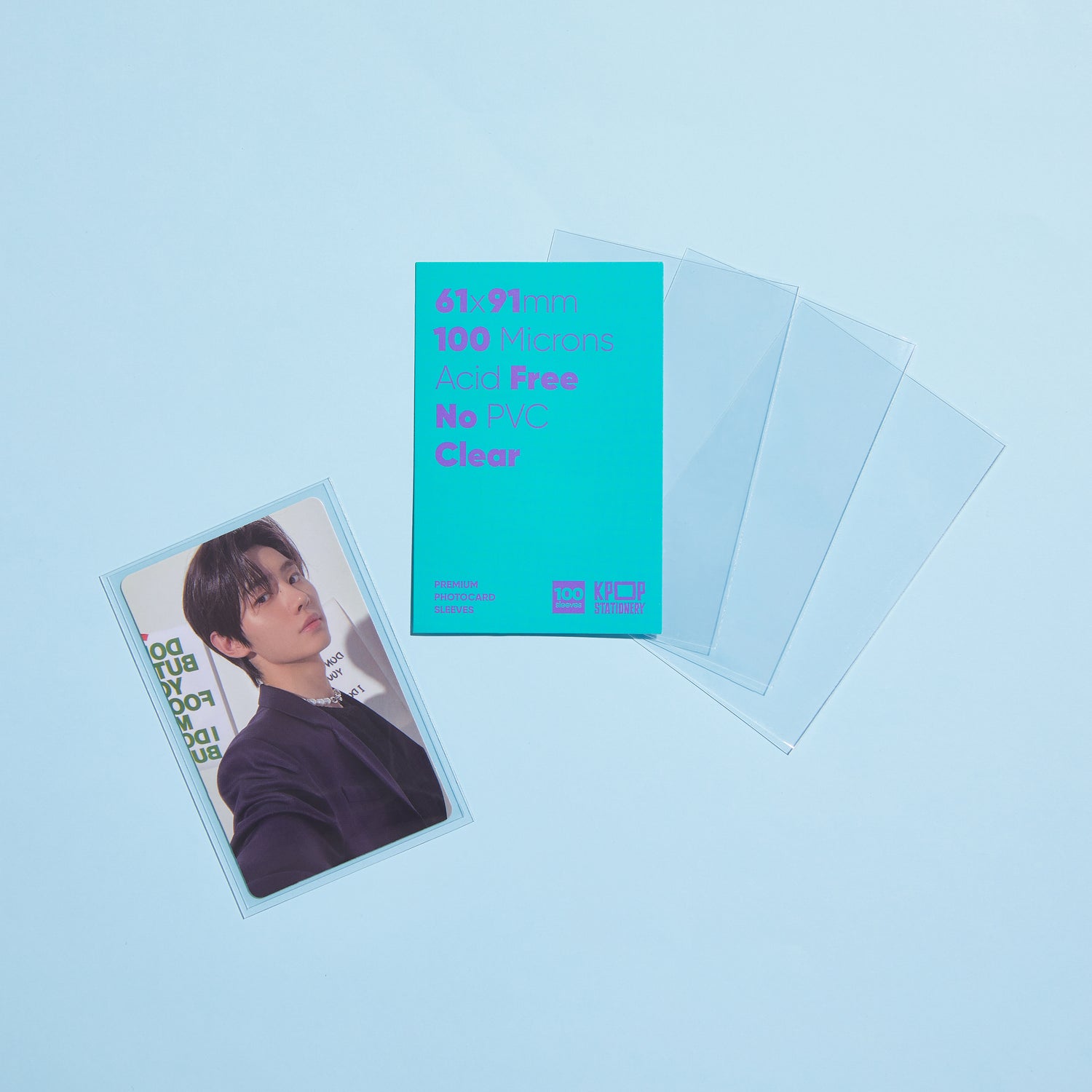 card sleeves for photocards MotiMind 1000 Pcs Kpop Photocard 2.28 x 3.5 Inch (57 x 88 mm) Clear Polypropylene Idol Photo Sleeves Transparent Card Protector PVC Free and Acid Free Albums : Toys & Games free They are teeny tiny 61 x 91 Premium Clear