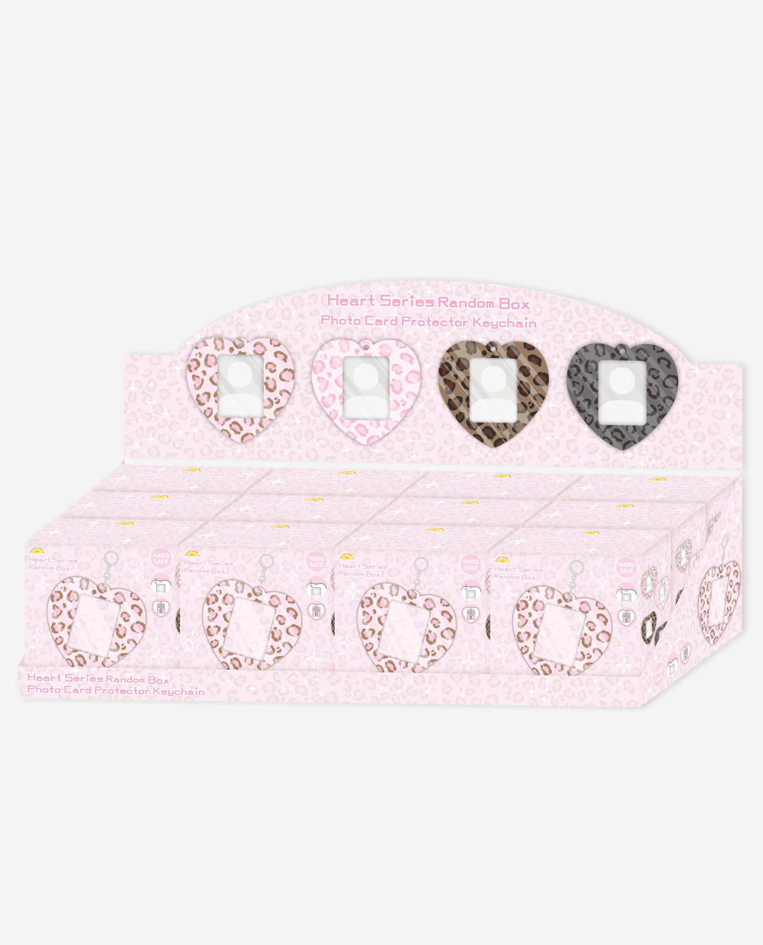 Ducky world - Leopard Heart Photocard Holder Random Box