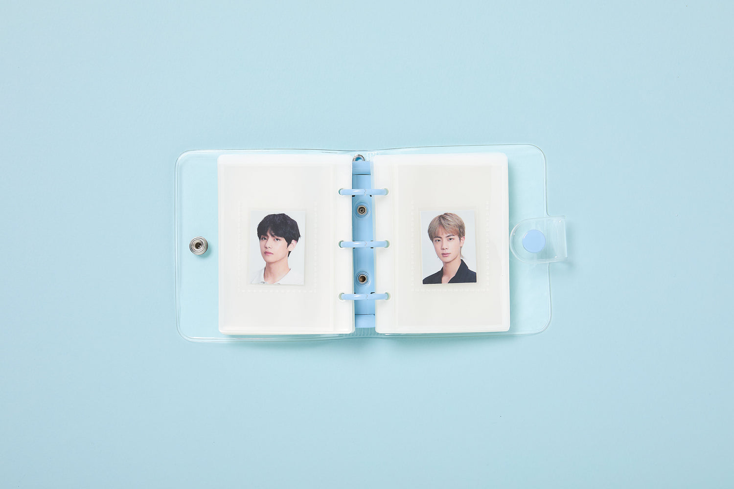 Mini ID holder sleeves with photocards in mini collect book